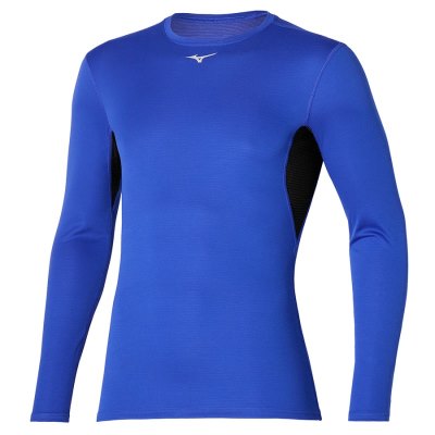 Manga Larga Mizuno Midweight Crew Hombre Azules - Chile M852ONFWIU